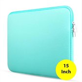 Laptop & macbook sleeve - opberghoes laptop - laptop case - 15 inch - Blauw - DisQounts