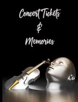 Metallic Violin Player and Instrument - Concert Ticket and Memories