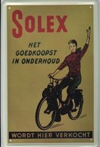 Solex reclame Solex Bromfiets reclamebord 20x30 cm