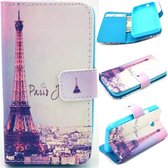 iCarer Eiffel tower wallet case cover Motorola Moto X play