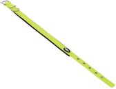 Nobby - Honden Halsband - Cover - Neon Geel - 45 tot 55 cm - 2,5 cm breed