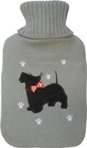 St. Helens Home & Garden Kruik met Kruikenzak - hond met strik