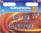 Grundig Set Knoopcelbatterijen Lithium 5 Stuks