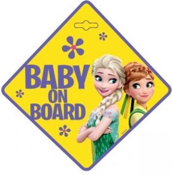 Frozen Baby on Board Bordje