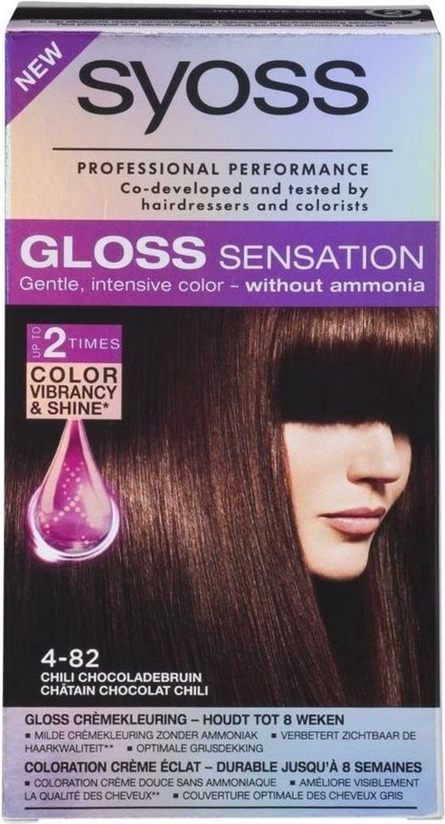 Syoss Gloss Sensation Haarverf 4-82 Granaat Chocolade