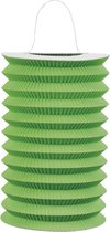 24 stuks: Papieren treklampion - groen - 15cm