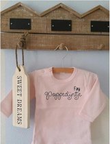 Shirtje roze Poppedijntje | Lange of korte mouw | lichtroze| maat 56-110