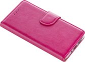 Xssive Hoesje voor Wiko Lenny 3 Max - Book Case - geschikt voor 3 pasjes - Pink