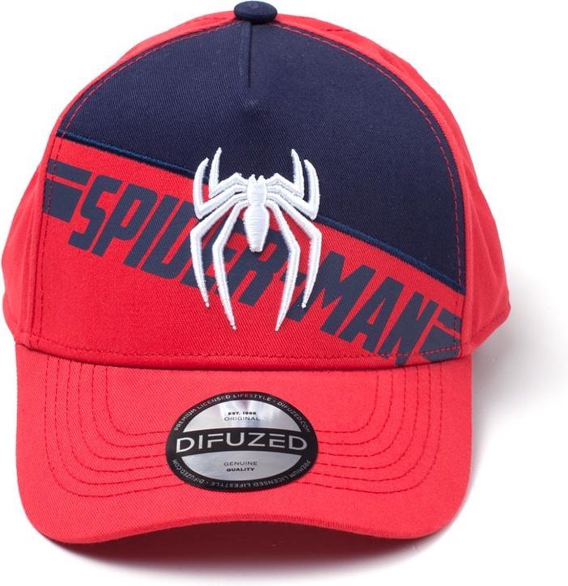 Spiderman - PS4 3D Embroidery Screen Print Curved Bill Cap