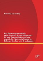 Das Spannungsverhältnis zwischen dem Grundrechtsschutz für den Beschuldigten und der materiellen Wahrheitsfindung im Rahmen des fair trial Grundsatzes
