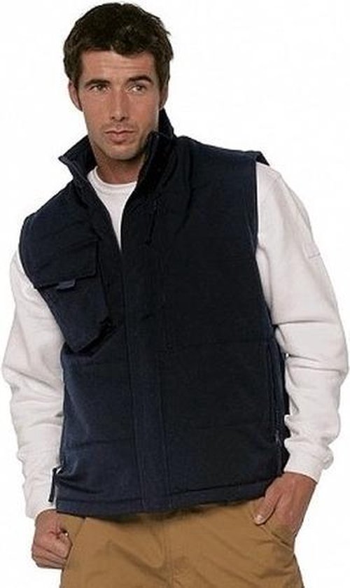 Werk bodywarmer heren L Zwart