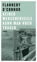 Boekcover met de titel 'Keiner Menschenseele kann man noch trauen' en twee mannen bij een houten hek.