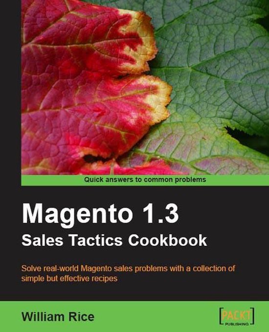 Magento 1.3 Sales Tactics Cookbook - cover