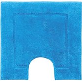 Casilin - Orlando - Luxe Antislip WC Toilet Mat - Met uitsparing - Aqua Blauw - 60x60cm