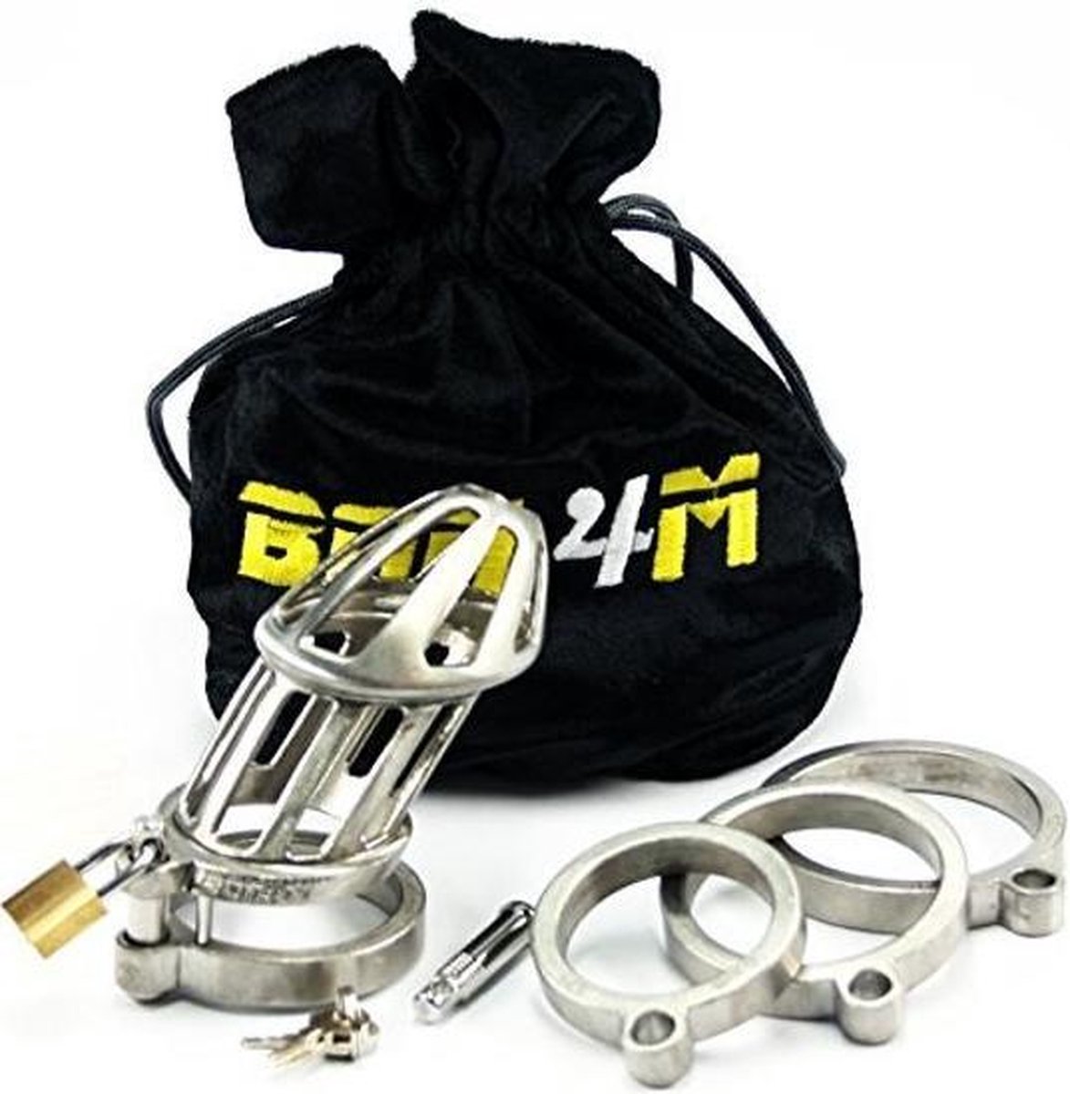 BON4M Steel Cock Cage - Solid version