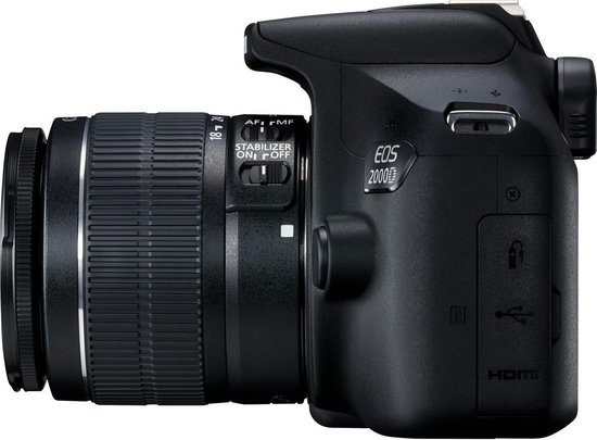 Canon EOS 2000D - Spiegelreflexcamera - + 18-55mm f/3.5-5.6 IS II-lens
