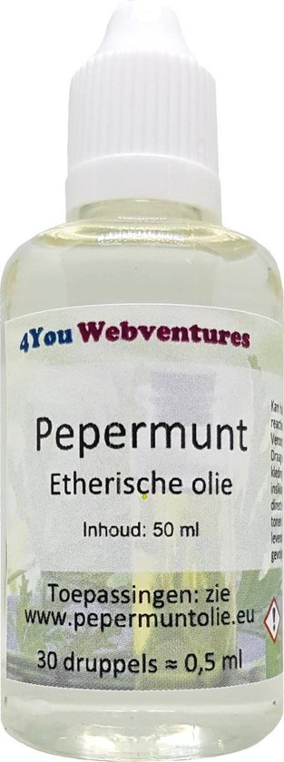 ergens bij betrokken zijn Bad Besnoeiing Pure etherische pepermuntolie - 50 ml - etherische pepermunt olie -  essentiële... | bol.com