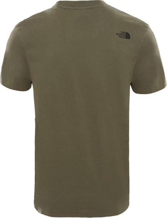 The North Face Simple Dome T-shirt Heren Sportshirt - Maat S - Mannen -  groen | bol