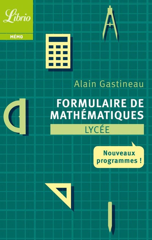 Formulaire de mathématiques - cover