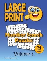 Number Search Puzzle Book for Adults in Large Print