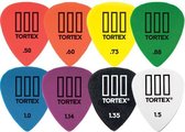 Dunlop plectrum Tortex III pick SET 0.50mm-1.50mm 8-pack