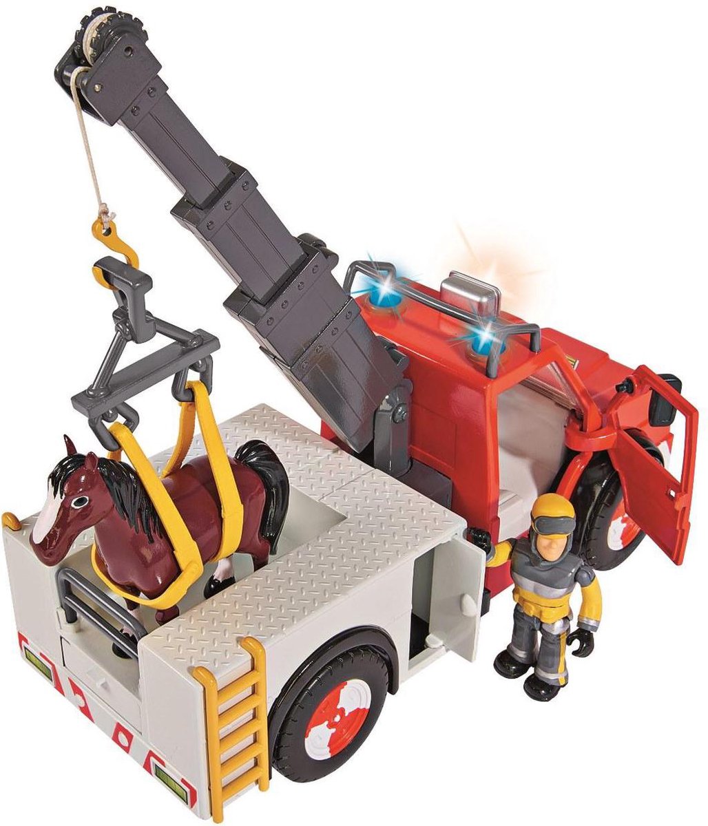 Brandweerman Sam Phoenix inclusief figuur en paard - Speelgoedvoertuig -  vanaf 3 jaar | bol.com