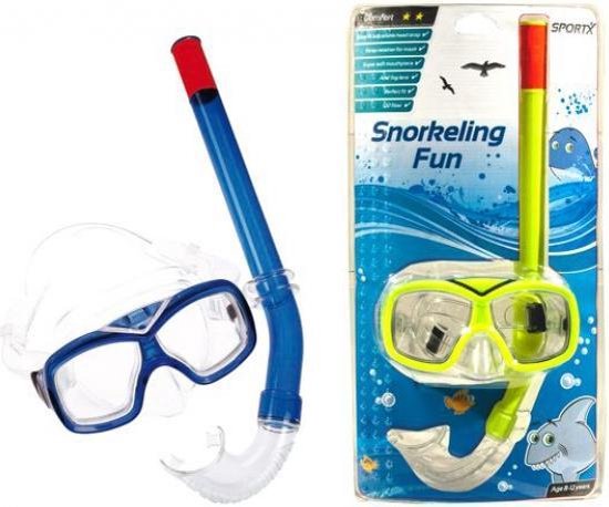 Tether coupon Federaal Fun & Feest party gadgets - Snorkelset - Kinderen - Blauw | bol.com