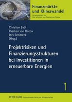 Finanzmaerkte Und Klimawandel- Projektrisiken Und Finanzierungsstrukturen Bei Investitionen in Erneuerbare Energien