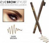 REVERS® Eye Brow Stylist Long Lasting Brow Pencil & Brush Dark Brown #03
