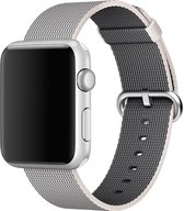 Nylon bandje voor Apple Watch 42/44mm Parel Wit