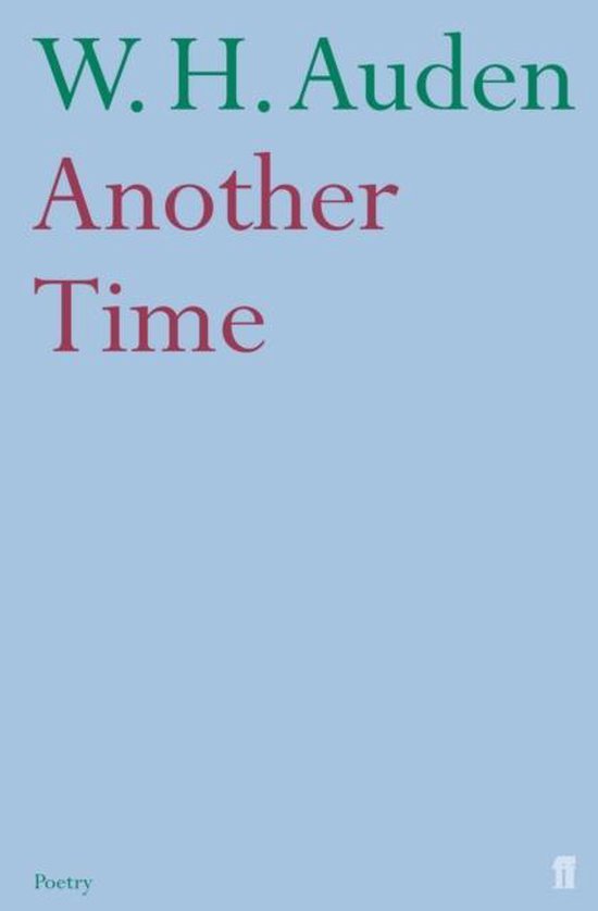 Another Time, W.H. Auden 9780571234370 Boeken
