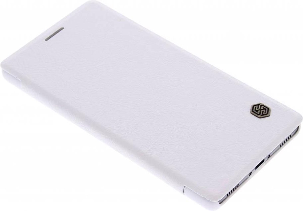 Nillkin - Qin Leather slim booktype hoes - Huawei P8 - wit