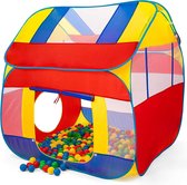 Ballenbak, Speeltent, Kindertent met 300 ballen voor binnen en buiten - Grondbox