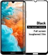 Huawei Y6 2019 Y6s - Verre trempé à couverture complète - Noir