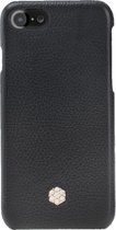 Bomonti - Étui Utilize Shield Apple iPhone 8 noir Amsterdam - Étui rigide en cuir fait à la main - Convient pour le chargement et le paiement sans fil