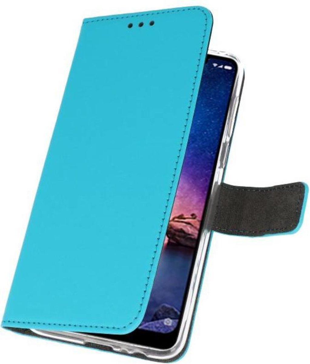 Bestcases Pasjeshouder Telefoonhoesje XiaoMi Redmi Note 6 Pro - Blauw