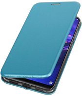 Bestcases Hoesje Slim Folio Telefoonhoesje Huawei Mate 20 Lite - Blauw