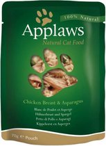 Applaws cat pouch chicken / aspergus kattenvoer 70 gr