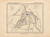 Historische kaart, plattegrond van gemeente Hattem in Gelderland uit 1867 door Kuyper van Kaartcadeau.com
