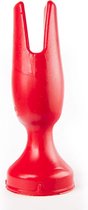 ZiZi Buttplug Fork 18 x 5 cm - rood