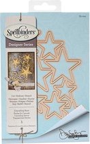 Spellbinders Shapeabilities Dies-Cascading Stars. S5-244