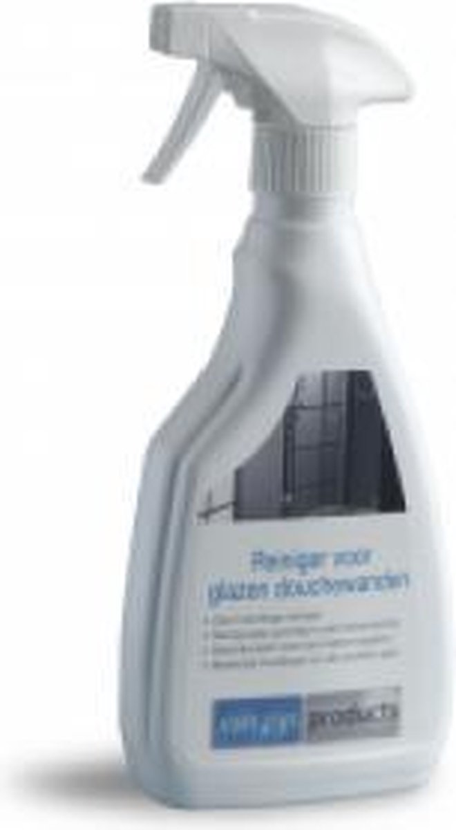 Van Rijn reiniger voor glazen douchwanden 0,5 liter in sprayflacon.
