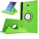 Samsung Galaxy Tab E 9.6 inch SM - T560 / T561 Tablet Case met 360° draaistand cover hoes kleur Groen