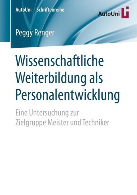 Wissenschaftliche Weiterbildung als Personalentwicklung - cover