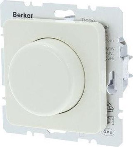 Berker M2 Inbouw Dimmer - Tot 360W Tronic - Drukwissel - Crème | bol.com