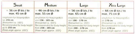Togu Power-Gymnastiekbal 75cm, transparant van Togu — afbeelding 3