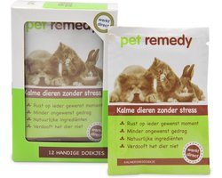 Pet Remedy Kalmerende Doekjes - Dieren Antistressmiddel - 12 stuks