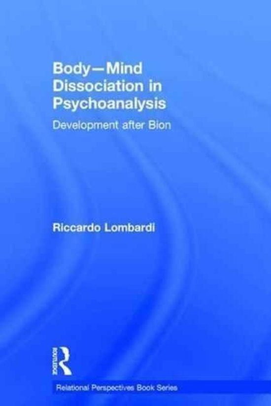 Body-Mind Dissociation in Psychoanalysis - cover