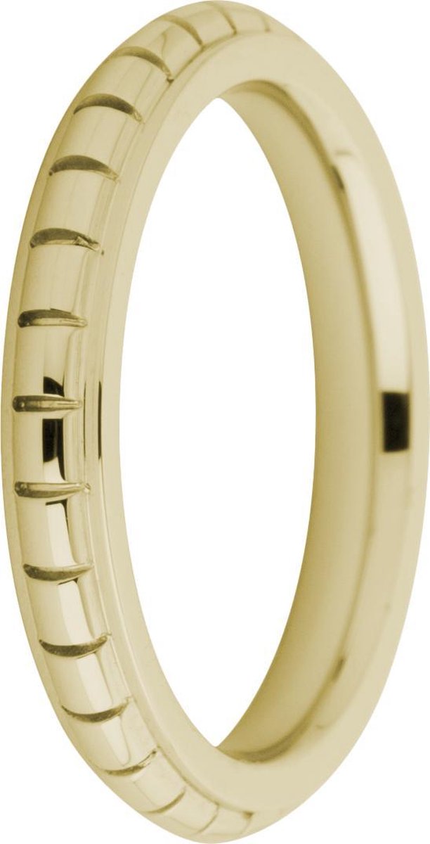 Melano friends Sarah engraved ring - Goudkleurig - Dames - Maat 54