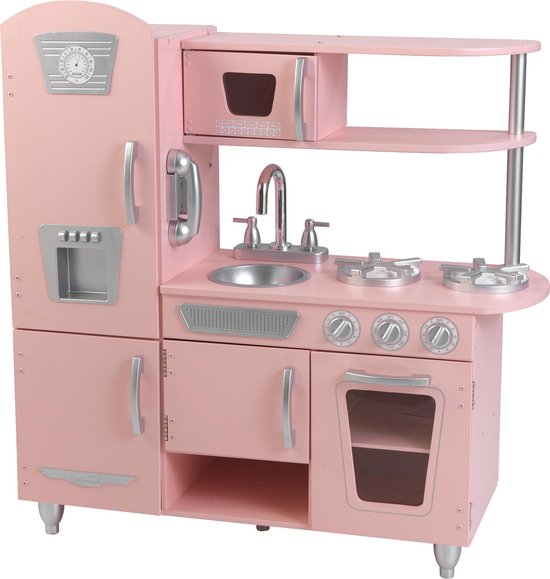 Uithoudingsvermogen Giftig Pef Vintage Kitchen - Pink | bol.com